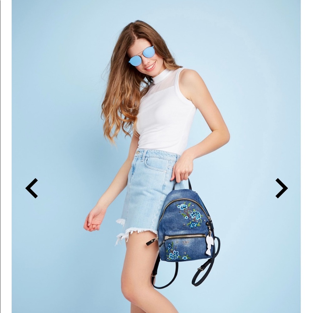 Guess denim backpack
